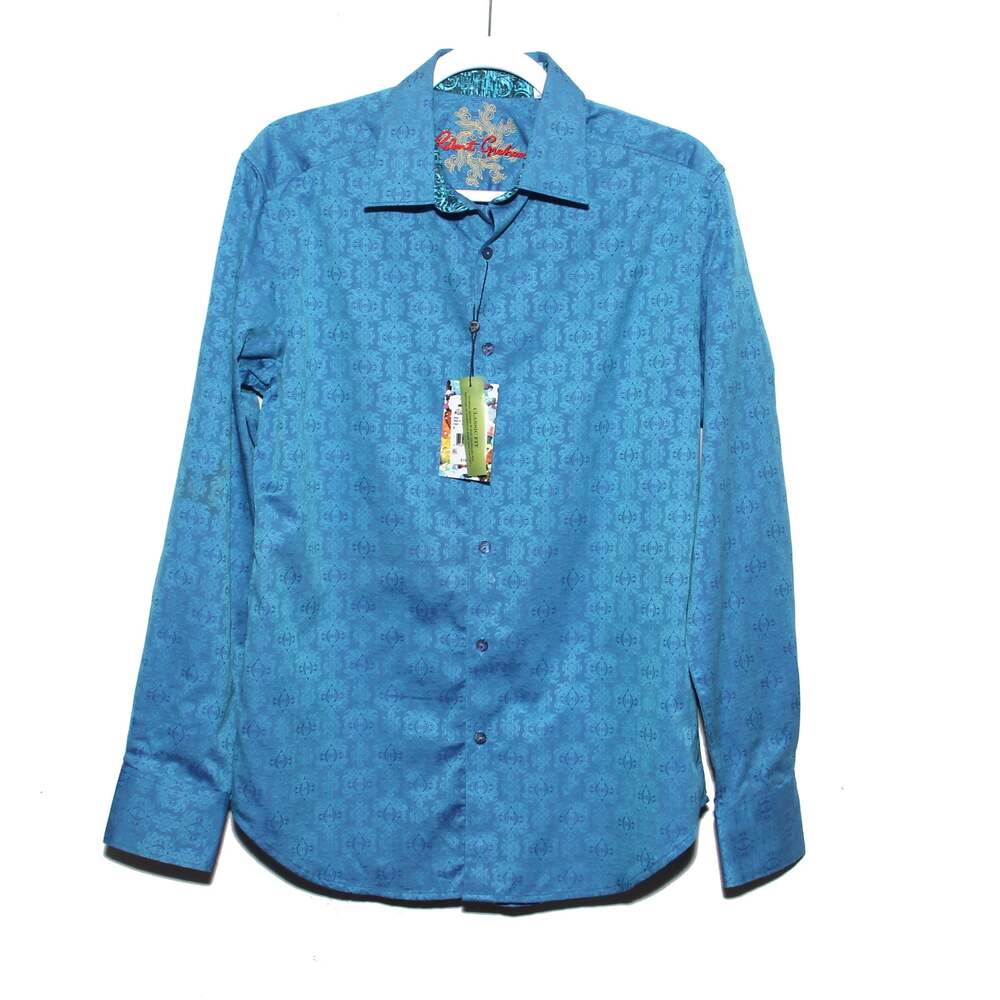 Robert Graham Medallion Print long sleeve shirt Size Small